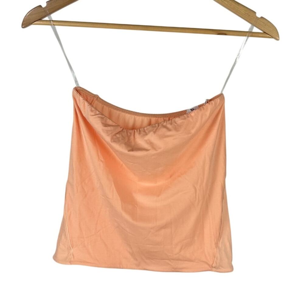 Lululemon Wundermost Ultra-Soft Nulu Tube Top Peach Bellini Women's Size Med NWT